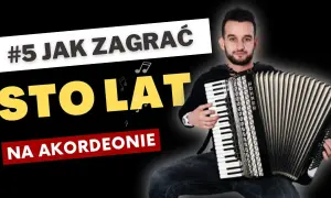 #5 Jak zagrać "Sto lat" na akordeonie. Nuty i lekcja dla początkujących.