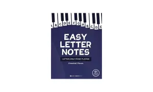 Książka "Easy Letter Notes" ułatwia naukę gry na keyboardzie nuty literowe. Zawiera 61 klasycznych utworów.