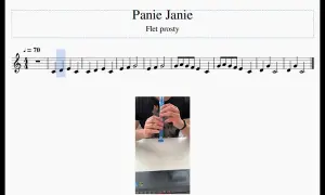 Jak łatwo zagrać Panie Janie na flecie – proste nuty i schemat palcowania