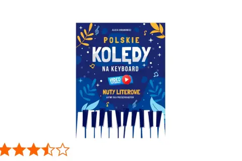 Polskie kolędy na keyboard: nuty literowe dla początkujących. Ucz się grać świąteczne piosenki z łatwym przewodnikiem.