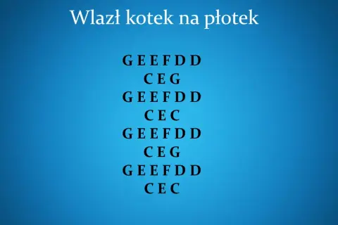 Jak zagrać na cymbałkach Wlazł kotek na płotek w prosty sposób