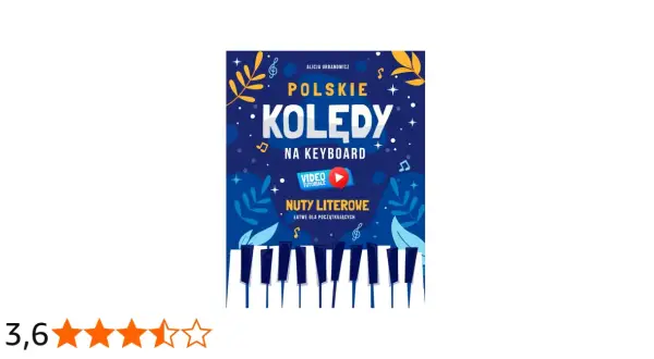 Polskie kolędy na keyboard: nuty literowe dla początkujących. Ucz się grać świąteczne piosenki z łatwym przewodnikiem.