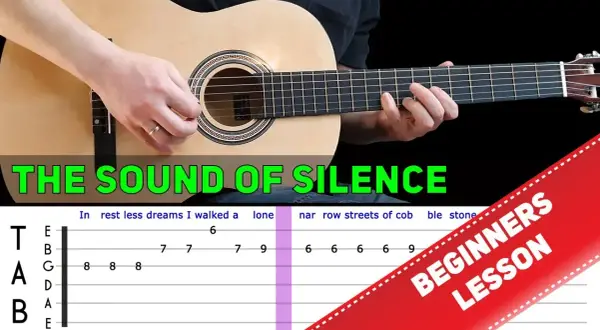 Jak zagrać na gitarze The Sound of Silence - proste akordy i taby