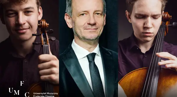 Młody skrzypek z UMFC, dyrygent i wiolonczelista. W orkiestrze symfonicznej każdy instrument ma swoje miejsce.