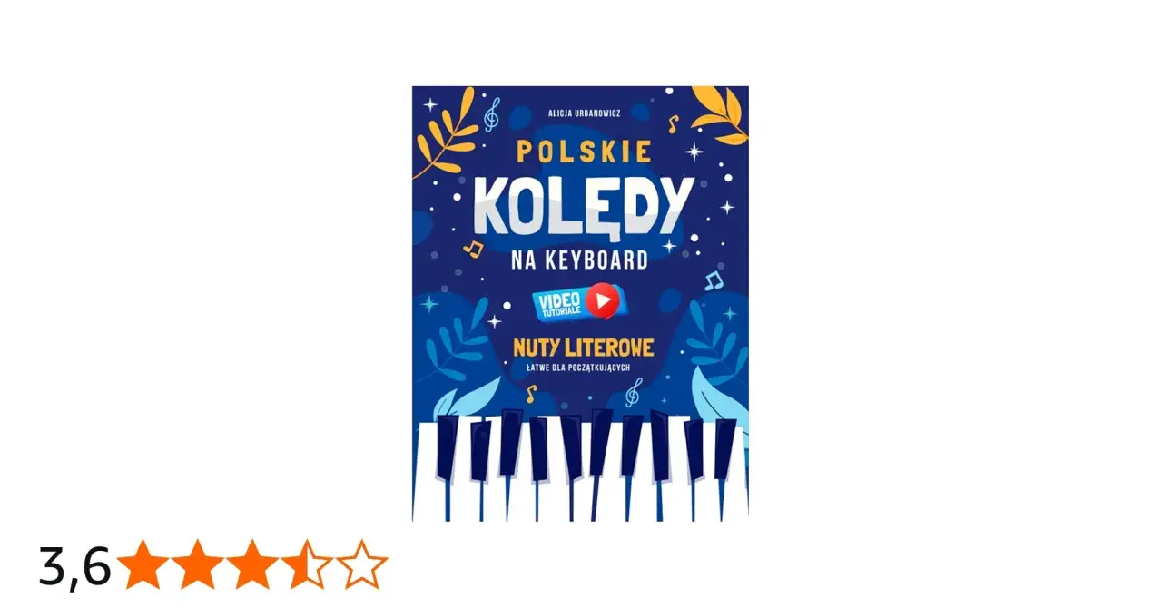 Polskie kolędy na keyboard: nuty literowe dla początkujących. Ucz się grać świąteczne piosenki z łatwym przewodnikiem.