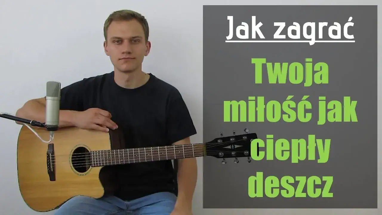 Zdjęcie Akordy do twoja miłość jak ciepły deszcz – zagraj łatwo i pięknie
