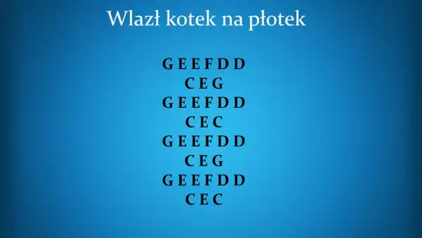 Jak zagrać na cymbałkach Wlazł kotek na płotek w prosty sposób